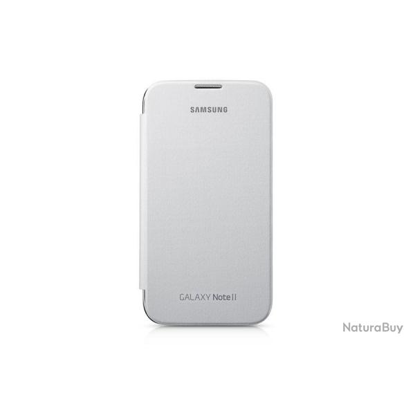 Coque Etui Samsung Flip S View Cover, Couleur: Blanc, Modele: Flip Cover, Smartphone: Samsung Galax
