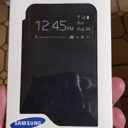 Coque Etui Samsung Flip S View Cover, Couleur: Noir, Modele: S View Cover, Smartphone: Galaxy S4 i9