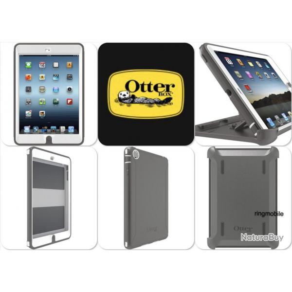 Coque Anti Choc OtterBox Defender pour iPad, Couleur: Glacier Gris / Blanc , Smartphone: Apple iPad
