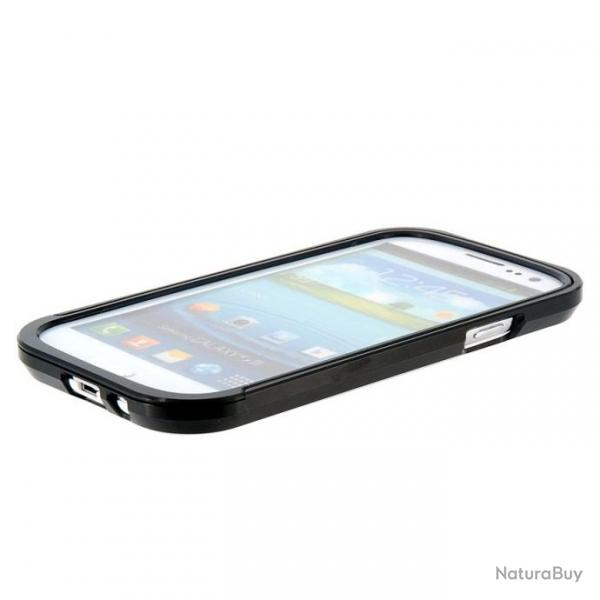 Triobump Coque Bumper pour Samsung Galaxy S3 i9300, Couleur: Noir, Modele: Triobump