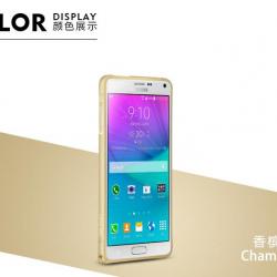 LOVE MEI Coque Bumper Aluminium Ultra Leger pour iPhone Samsung, Couleur: Champagne 6, Smartphone: