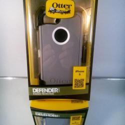 Coque Anti Choc Otterbox Defender pour iPhone, Couleur: Glacier Gris / Blanc , Smartphone: iPhone 5