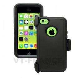 Coque Anti Choc Otterbox Defender pour iPhone, Couleur: Noir, Smartphone: iPhone 5C SKU:77-32651