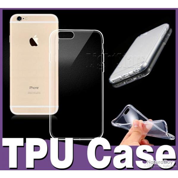 Coque TPU 0.3mm pour iPhone Samsung Galaxy Ultra Fine Cristal, Couleur: Cristal, Coque Case TPU 0.3