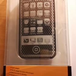 Coque Bumper pour iPhone 4 / 4S, Couleur: Noir, Modele: Perforee