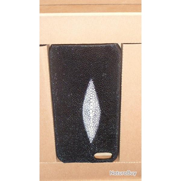 Coque pour iPhone Galuchat Veritable Raie Pastenague, Smartphone: Apple iPhone 6/6S Plus +