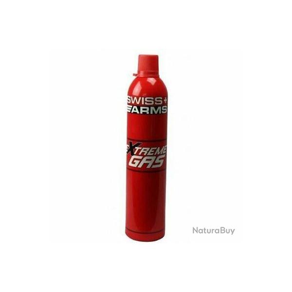 Bouteille GAZ Airsoft Swiss Arms Extreme Gas Avec Silicone 600ml - 603506