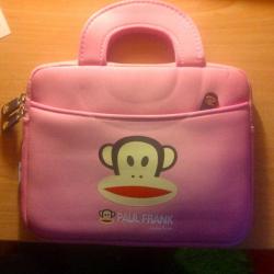 PAUL FRANK Housse Sacoche Poignee Neoprene iPad Tablette 10", Couleur: Rose