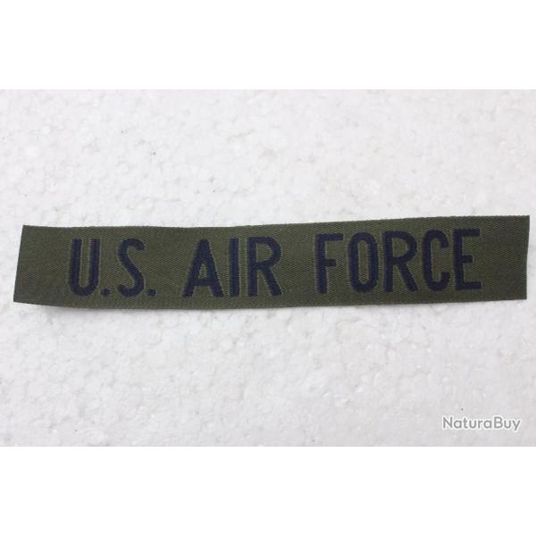 Insigne tissus  coudre US AIR FORCE ( Longueur : 16cm )