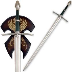 Offrez cette Epée Strider d?Aragon avec support bois ? Le Seigneur des Aneaux