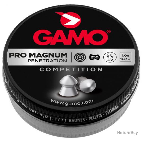 Boite de 250 Plombs perforants GAMO Pro Magnum Cal. 5.5mm