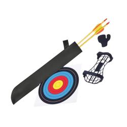 Set Archerie Junior 12lbs 112cm avec carquois protège bras cible