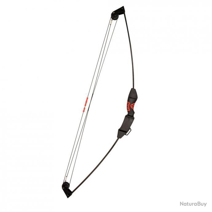 Support D'arc à Poulies Pliable – Avec Pince à Ressort Et Embout Silicone, Pieds Pour Tir En Extérieur, Noir Et Rouge