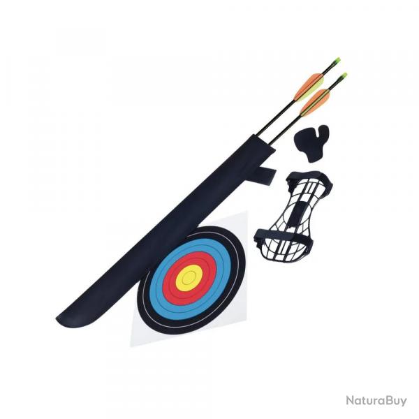 Set Arc à Poulies poignée grip caoutchouté envergure 83cm 15lbs