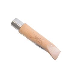Couteau Pliant Montagnard lame 9cm manche bois vernis