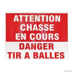 Panneau Chasse en Cours Tir à Balles 60x40