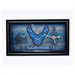 HORLOGE US AIR FORCE - MÉTAL  -  COULEUR BLEU  -