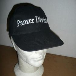 Casquette noire PANZER DIVISION ( char tank panther tigre deutschland germany AIRSOFT PAINTBALL )