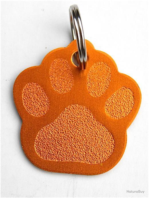 Médaille personnalisée pour chien - modèle patte