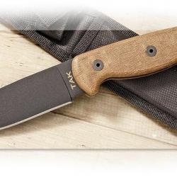 Couteau Ontario TAK-1 Survival Lame Acier 1095 Manche Micarta Etui Cordura Made In USA ON8671
