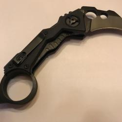 QUATERMASTER KNIVES QTRM5TR QTR-2 BLACK