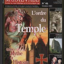 histoire médiévale n°46, l'ordre du temple entre mythe et histoire , muses médiévales , wallonie
