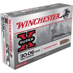 20 Balles Winchester super X 30.06 180 grains