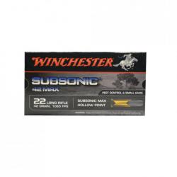 Balles 22lr Subsonic Winchester® 42 grains