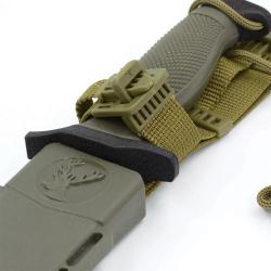 Poignard Commander manche ABS lame acier inox 18cm