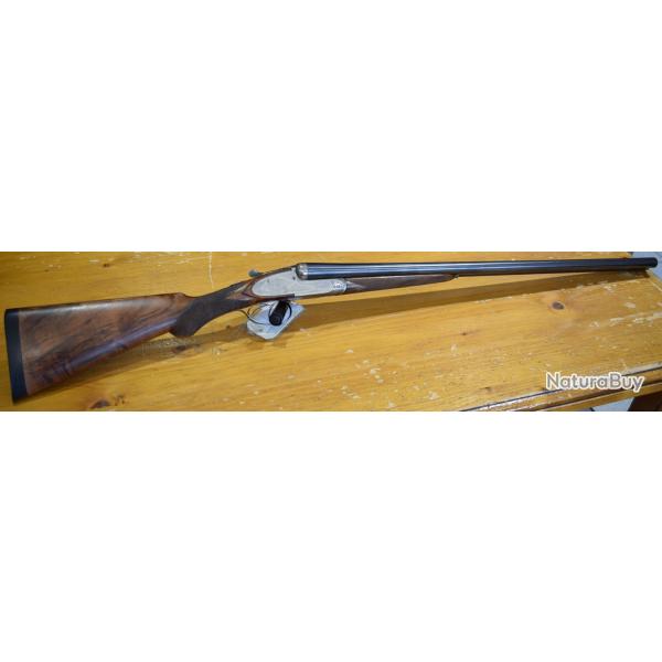 Fusil juxtapos duchateau, cal 12/70 a platine, a ejecteurs, canon 70cm