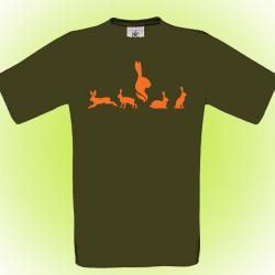 Tee-shirt kaki, vert ou marron Lièvre en ligne