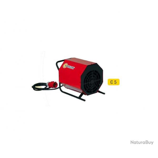 Chauffage air puls portable lectrique 380V~3 50 Hz 5 kW C5/S Sovelor