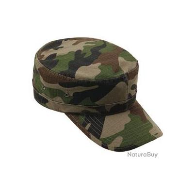 Casquette Militaire Américaine BDU Camouflage – Taille 7, Fabriquée USA, état Très Bon, Style Combat