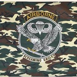 Drapeau avec renfor en nylon US Airborne  de 150 x 90