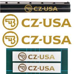 2x CESKA ZBROJOVKA USA, CZ USA Vinyle Autocollant pour canon. 11 couleurs et 3 tailles au choix