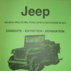 manuel technique de la Jeep (Willys MB. Ford GPW. Hotchkiss M201) edition 2018