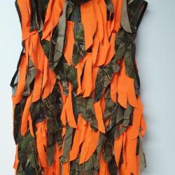 Gilet QUEYRAS ( Camo Forest et orange fluo)