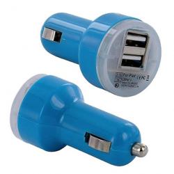 Double chargeur USB Voiture Allume Cigare pour iPhone iPad Tablettes Samsung Sony GPS, Couleur: Tur