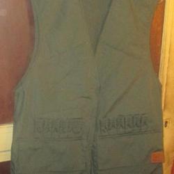 GILET KAKI DE CHASSE CARTOUCHIERE LEDERTYS