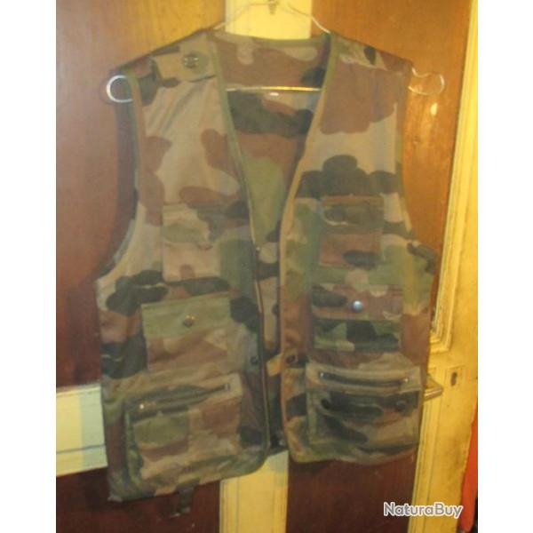 GILET CAMOUFLE DE CHASSE TREESCO