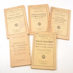 Livres Bulletin officiel du ministere de la Guerre, génie, années 1950 - 1960 Guerre d'Algérie
