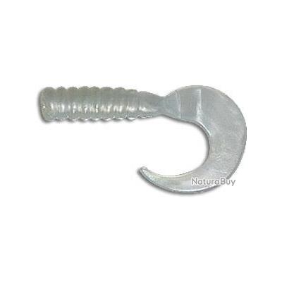 LEURRE SOUPLE DELALANDE KING 15CM - PAR 3 11 3 15 Blanc Nacré