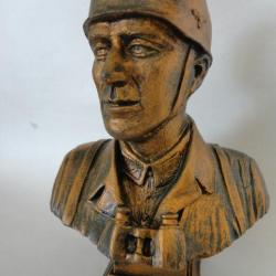Buste parachutiste allemand 39/45, Bronze