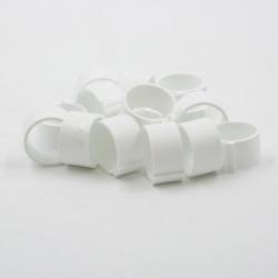 Bagues à clip 20mm (50) blanc (Taille 1)