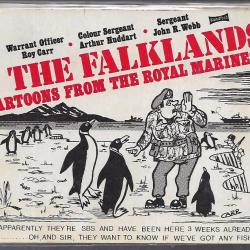guerre des malouines , up the falklands! cartoons from the royal marines