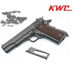 Se défendre avec Pistolet  à Billes acier COLT M1911   « KWC »