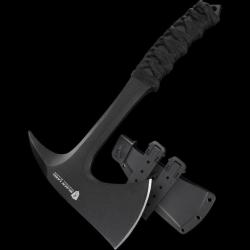 Hache Tomahawk Browning Acier Carbone 1055 Manche Paracorde Etui Blade-Tech BR110BL