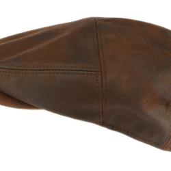 Casquette cuir marron suedine Dooker Aussie Apparel Marron