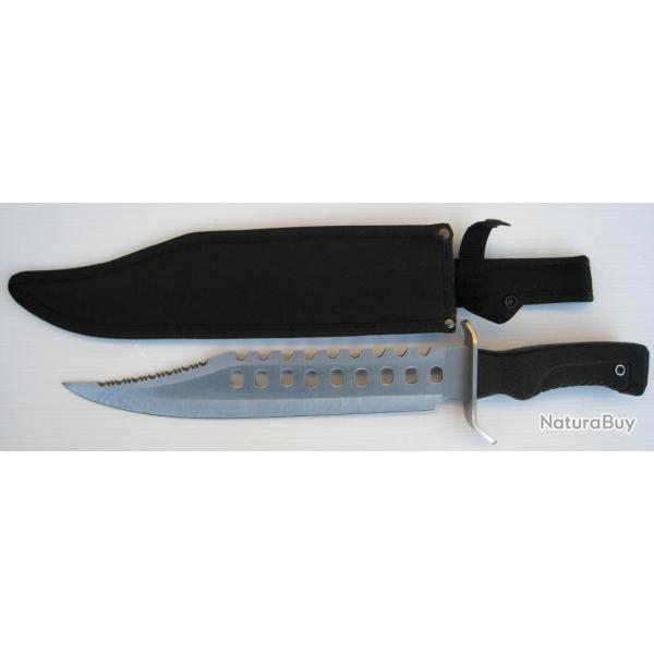 COUTEAU DE CHASSE  TYPE RAMBO  - Ref.615