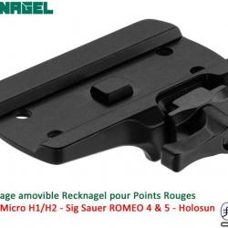 Montage Amovible ERA RECKNAGEL pour Rail Weaver - Aimpoint Micro H1/H2